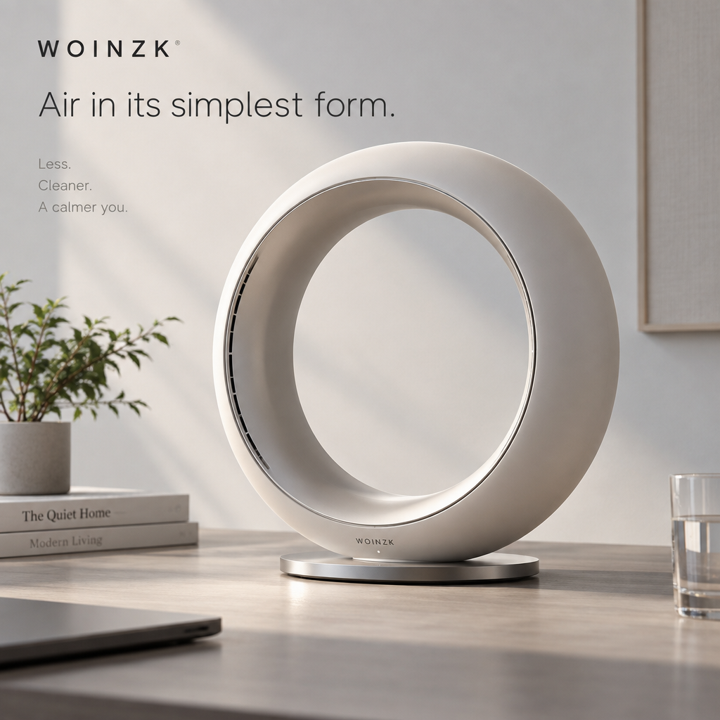 WOINZK LOOP L11 Designer Ring Fan – Refined Cooling for Modern Spaces