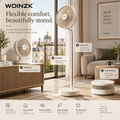 WOINZK ARC F6 Premium Foldable Fan – Flexible Comfort, Beautifully Designed